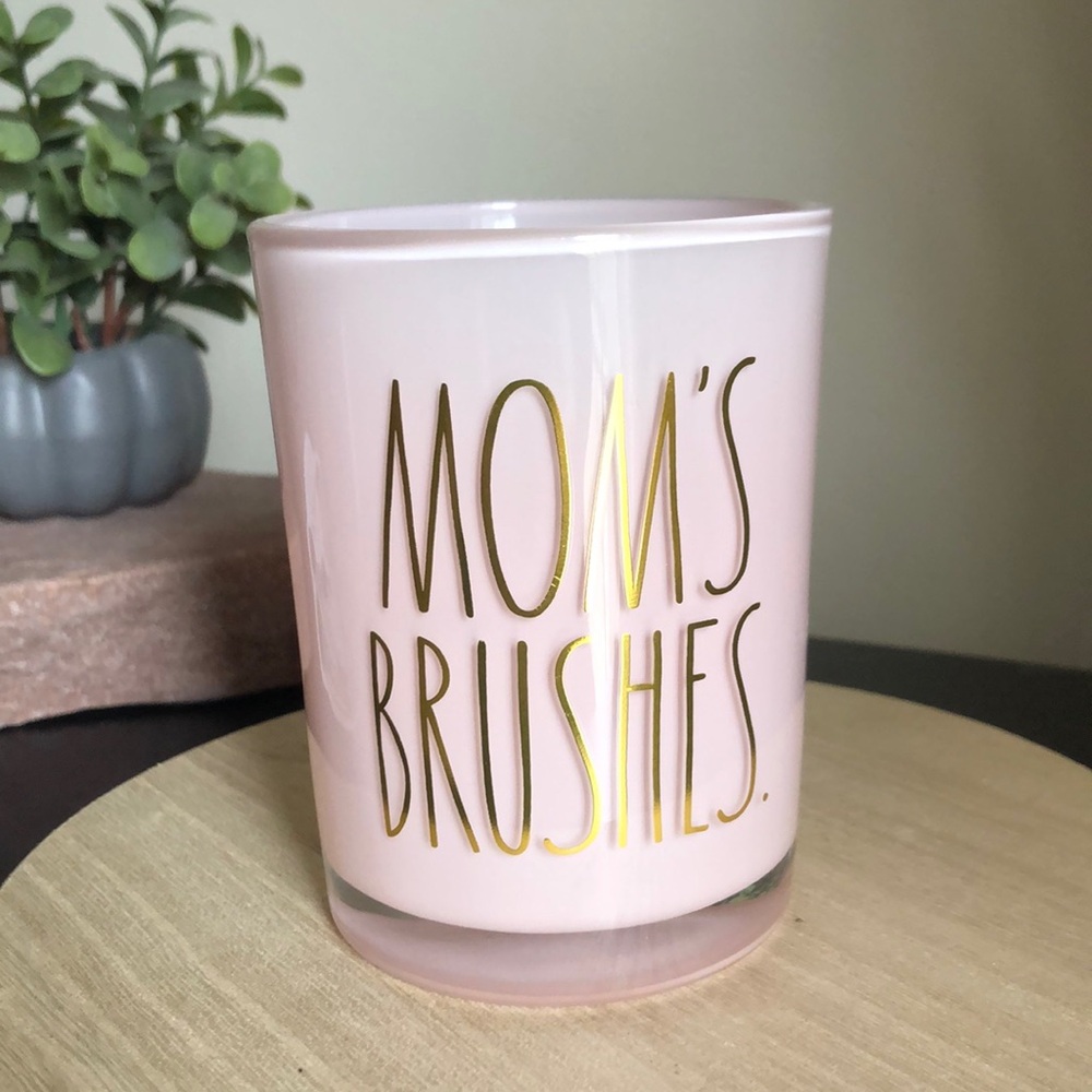 Rae Dunn MOM’S BRUSHES Makeup Cup